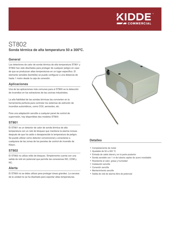 ST802 - Ficha Técnica Kilsen