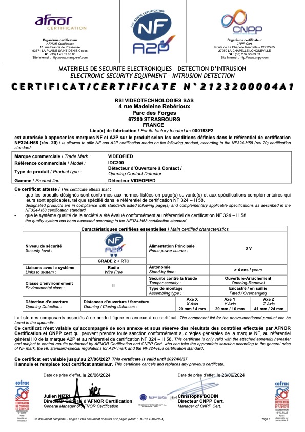 IDC200 - Junio 2027 - Certificado Grado 2